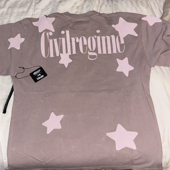 POWERPUFF GIRLS AMERICAN CLASSIC OVERSIZED TEE IN VINTAGE ROSE Large - Picture 2 of 5